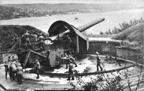 28 cm Krupp coastal gun