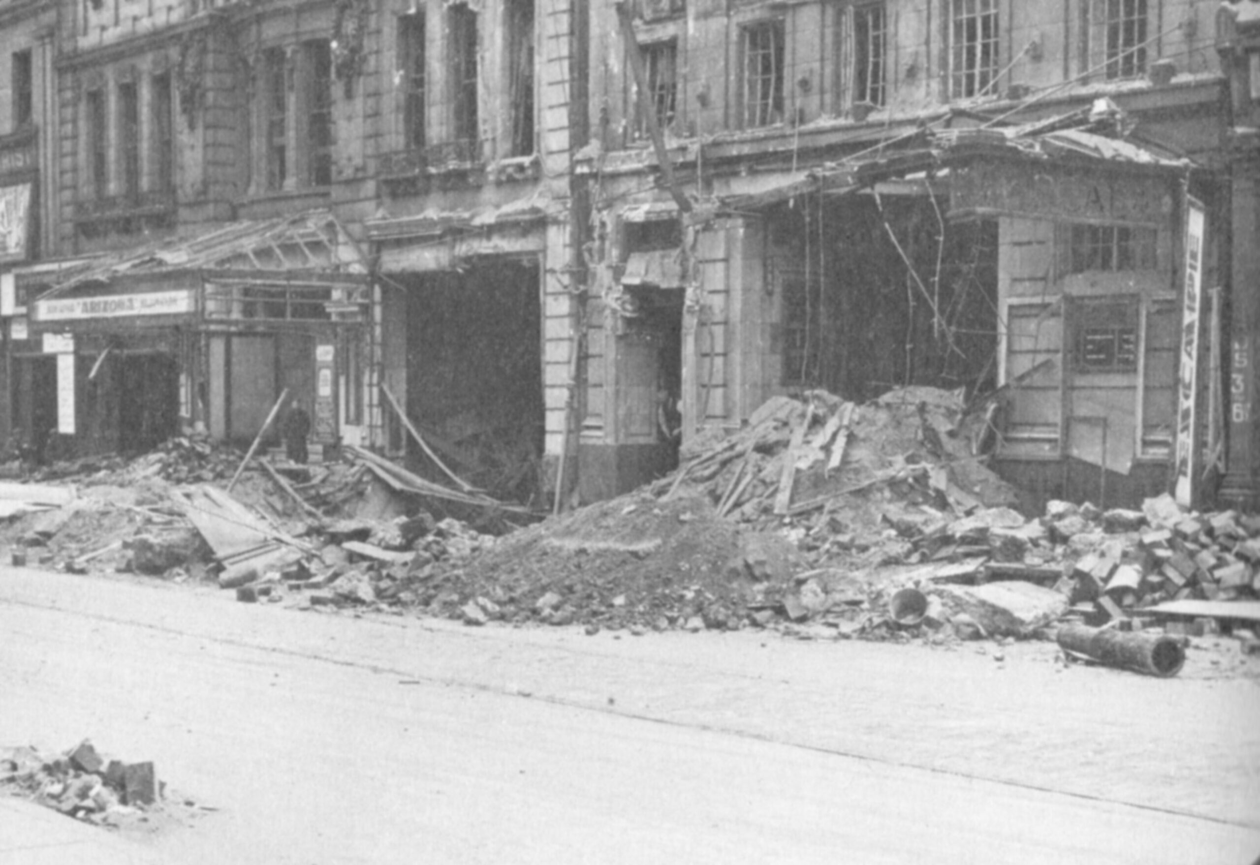 Damage to Liverpool cinemas during the 3–4 May 1941 raids; published 5 May, within the week-long May Blitz.